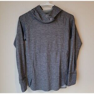 Marmot Womens Top Size Small Gray Hooded Outdoor Hiking Granola